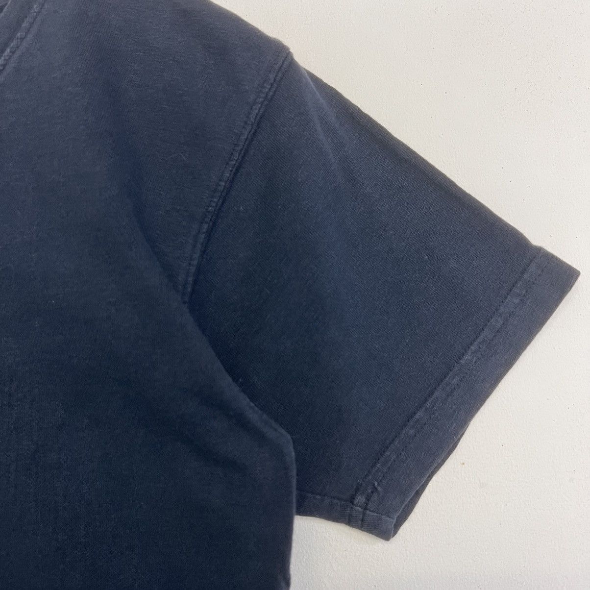 45rpm 45 RPM Japan Indigo V Neck Plain Tshirt Size US XS / EU 42 / 0 - 3 Thumbnail