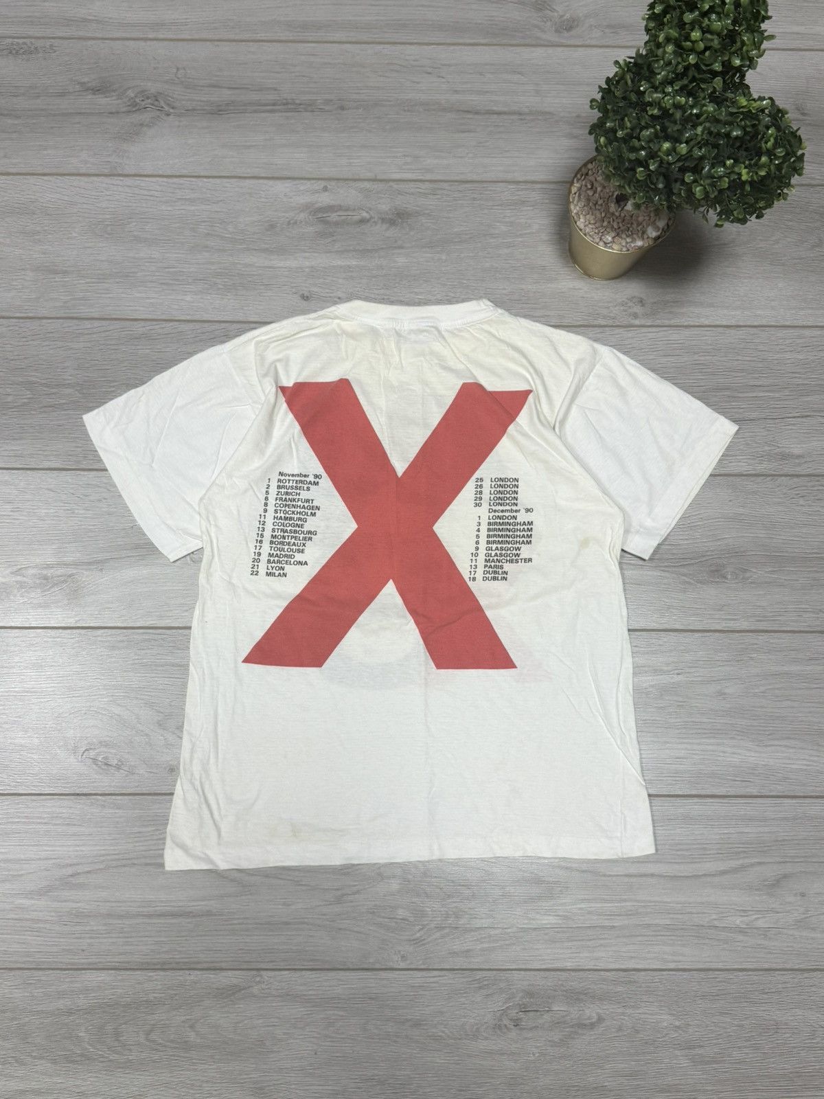 Brockum INXS 1990 vintage tee shirt rock tour Size US L / EU 52-54 / 3 - 2 Thumbnail