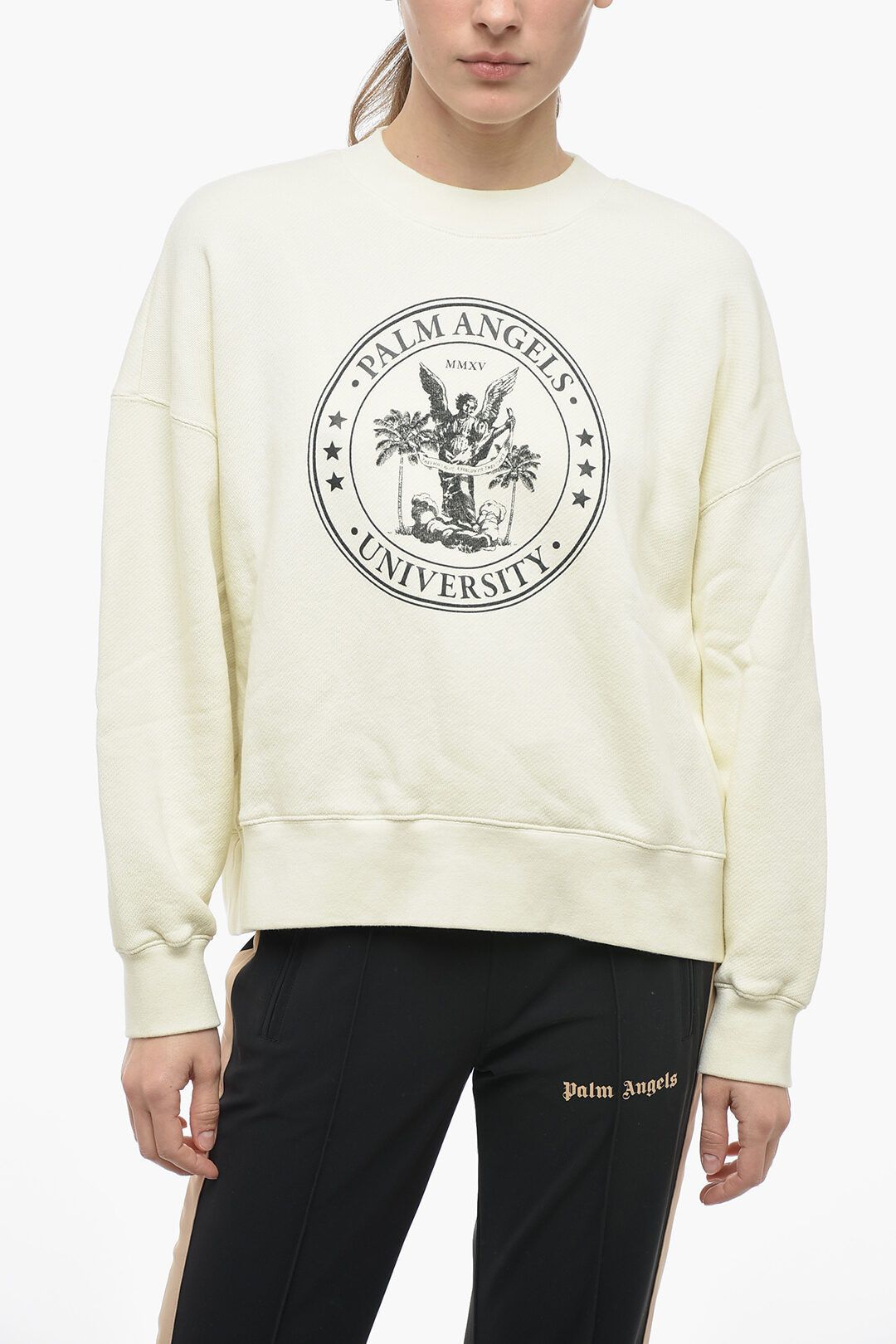 og1mm0724 Cotton College Sweatshirt in Ivory