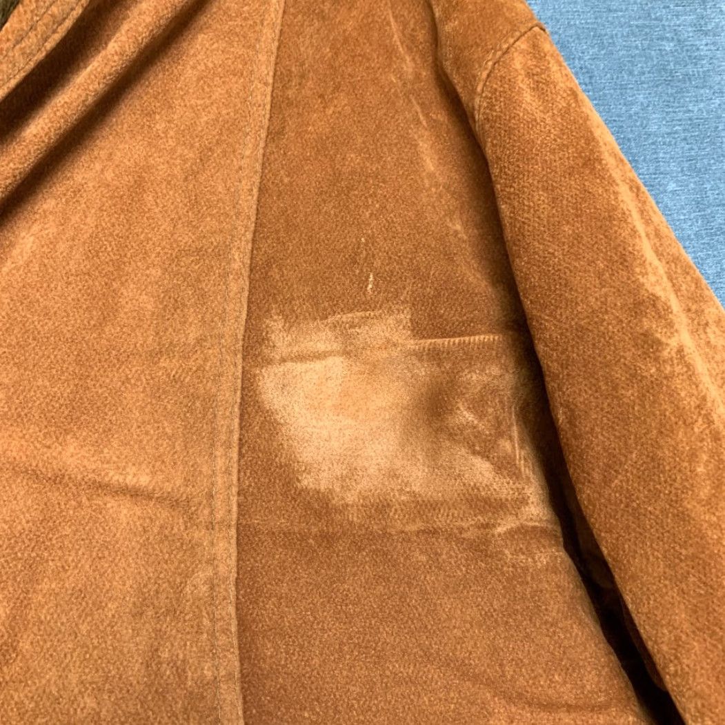 Doublet VINTAGE Full Stop Pea Coat Mens M Brown Shearling Lined Double Breasted Coat Size US M / EU 48-50 / 2 - 5 Thumbnail