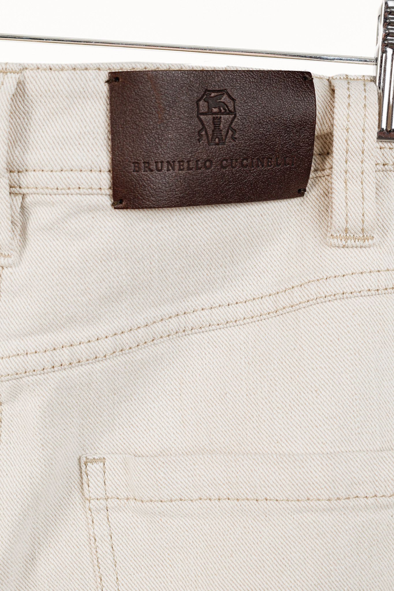 Brunello Cucinelli Brunello Cucinelli SS/20 Monili-Bead Distress-Cuff Jeans Size 28" / US 6 / IT 42 - 7 Thumbnail