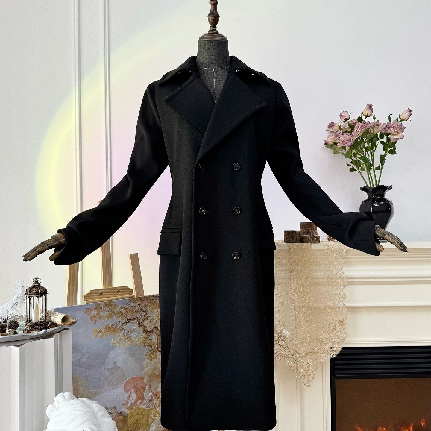 Bottega Veneta Bottega Veneta Wool Double-Breasted Coat Size 44 Size M / US 6-8 / IT 42-44 - 1 Thumbnail