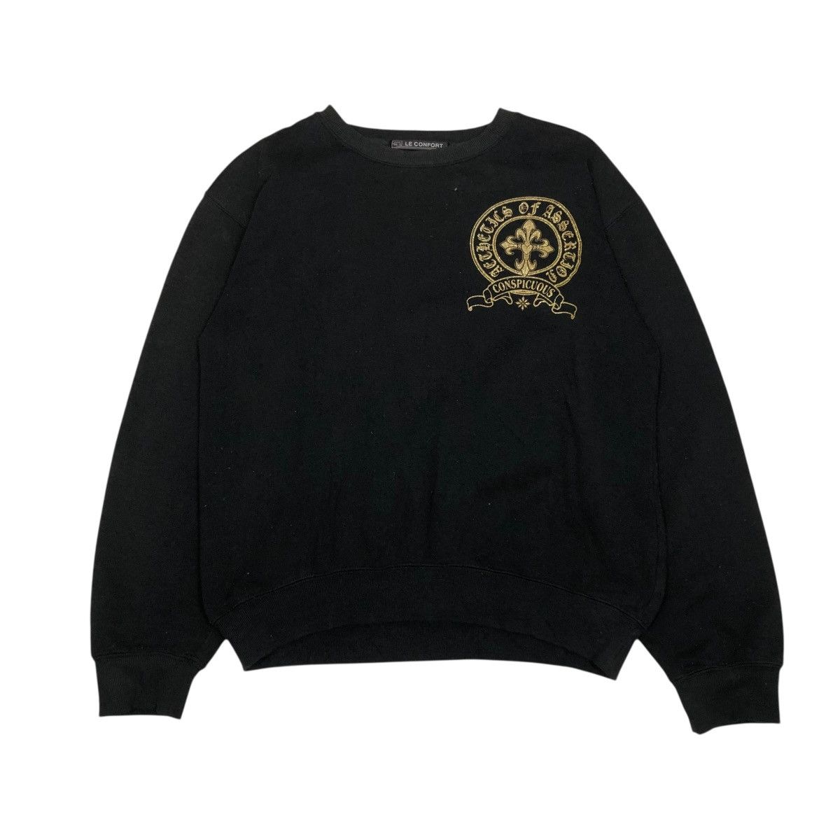 Japanese Brand 🔥VINTAGE SWEATSHIRT CONSPICUOUS CROSS BIG LOGO DESIGN Size US M / EU 48-50 / 2 - 2 Thumbnail
