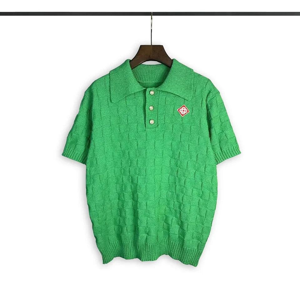 Streetwear Loose Knitted Polo