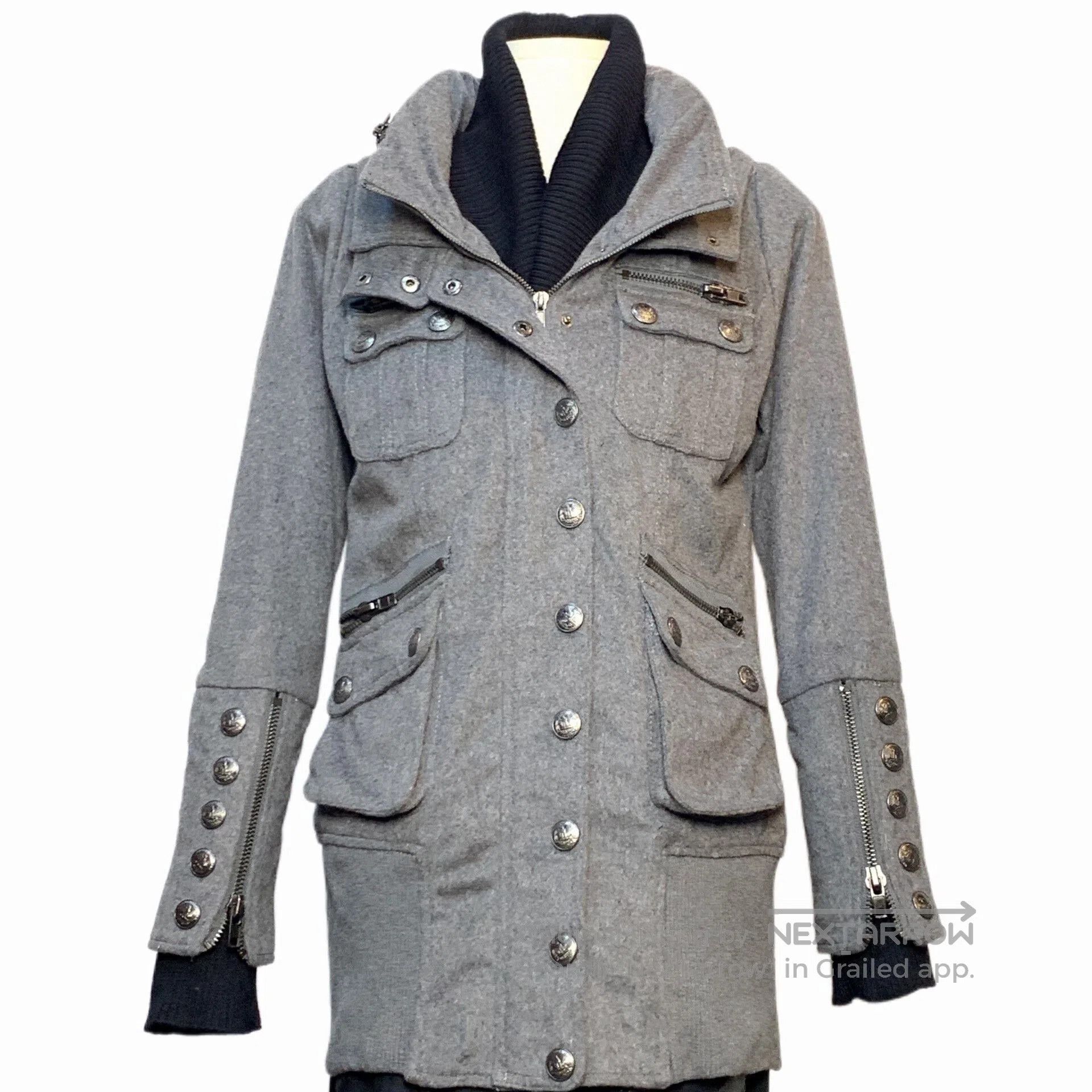 Other D.I.A Removable Collar Black Jacket. Size US M / EU 48-50 / 2 - 1 Thumbnail