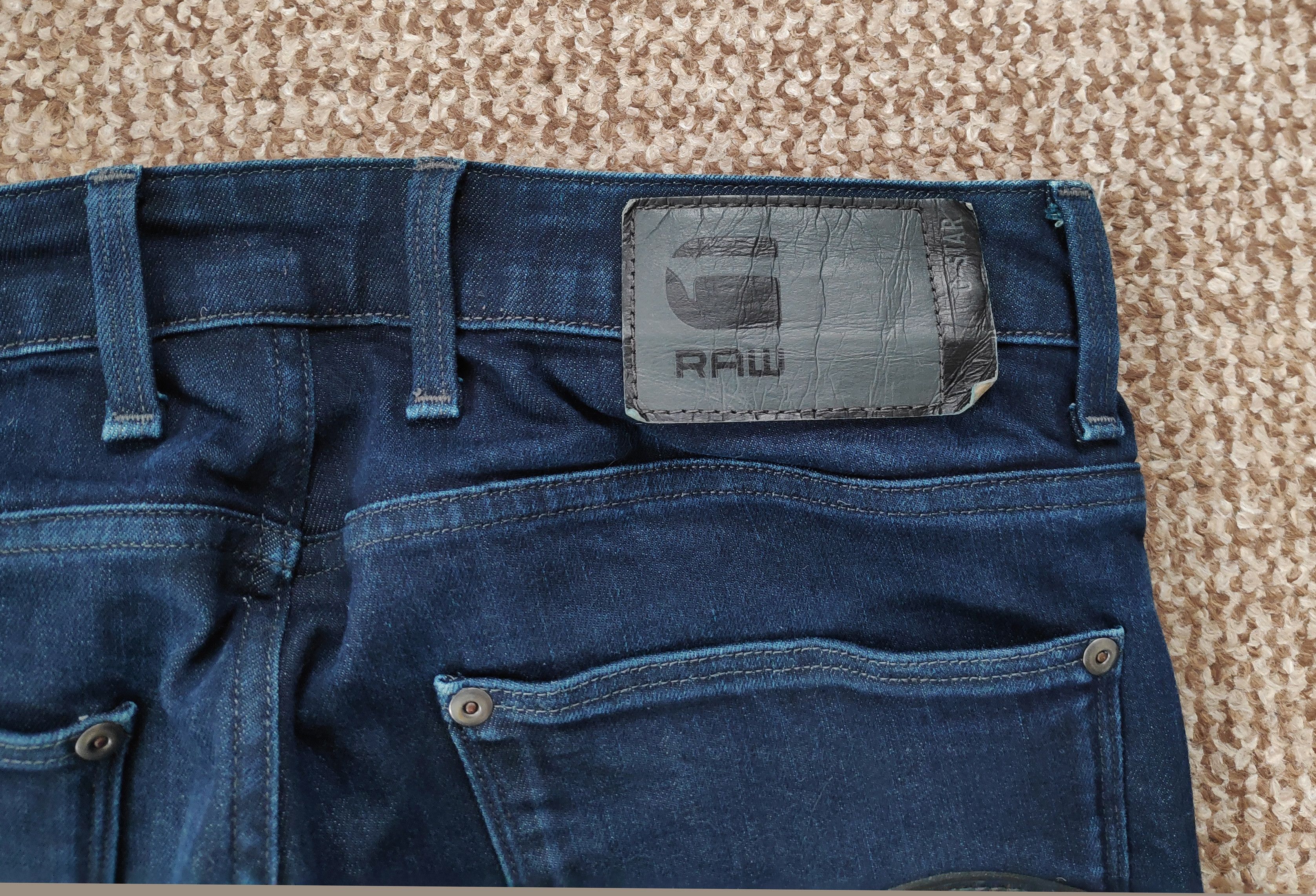 G-Star G-Star Raw Defend Straight Denim Jeans sz W33 L32 Size US 33 - 4 Thumbnail