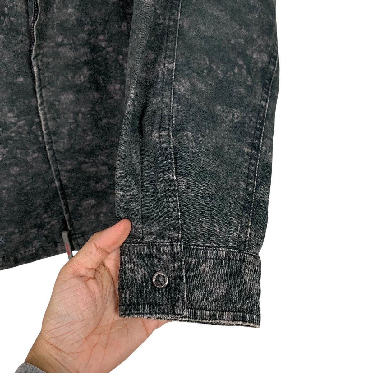 Airwalk AIRWALK Turtleneck 4 Pocket Acid Wash Jacket #2515-C114 Size US L / EU 52-54 / 3 - 12 Thumbnail