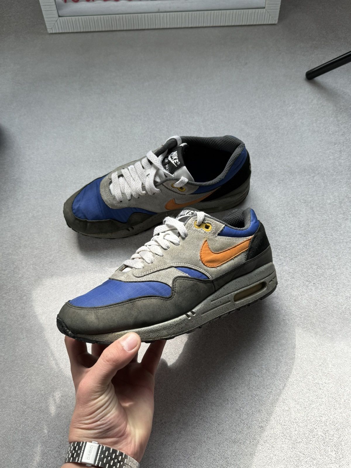 Nike Nike Air Max 1 Skulls Pack Old Royal Black Anthracite RARE Size US 8 / EU 41 - 9 Thumbnail