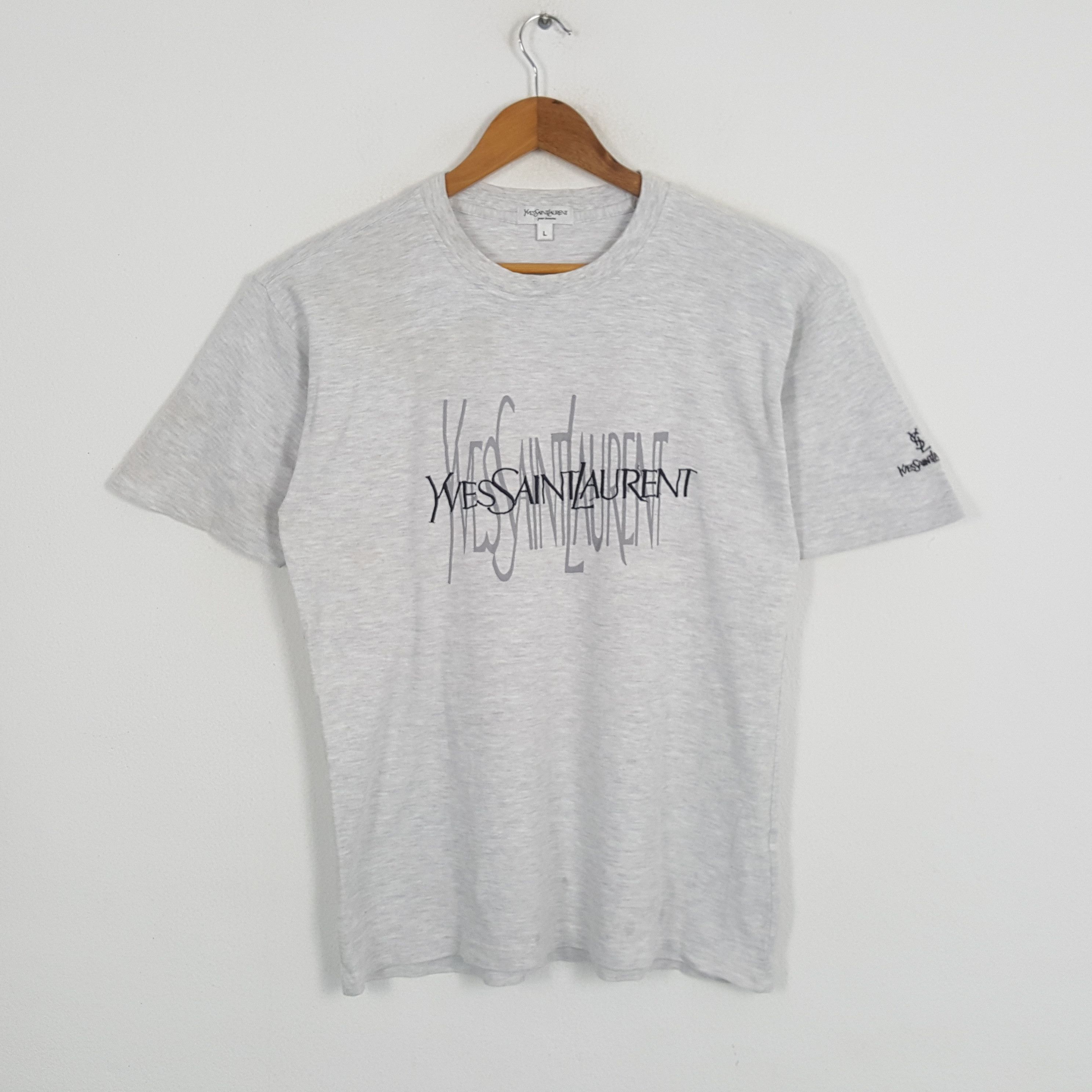 Vintage × Yves Saint Laurent Vintage YVES SAINT LAURENT Italian Fashion Brand T-Shirts Size US L / EU 52-54 / 3 - 1 Thumbnail