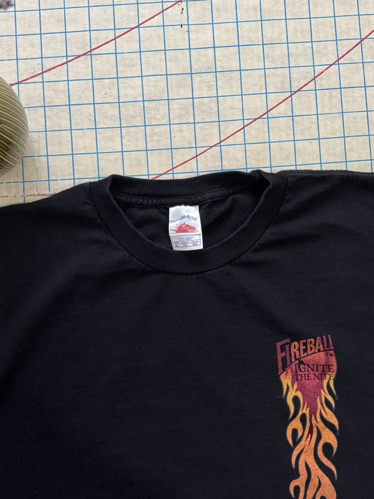 Vintage Vintage Fireball Ignite The Night Promo Graphic Tee XL Black Size US XL / EU 56 / 4 - 4 Thumbnail