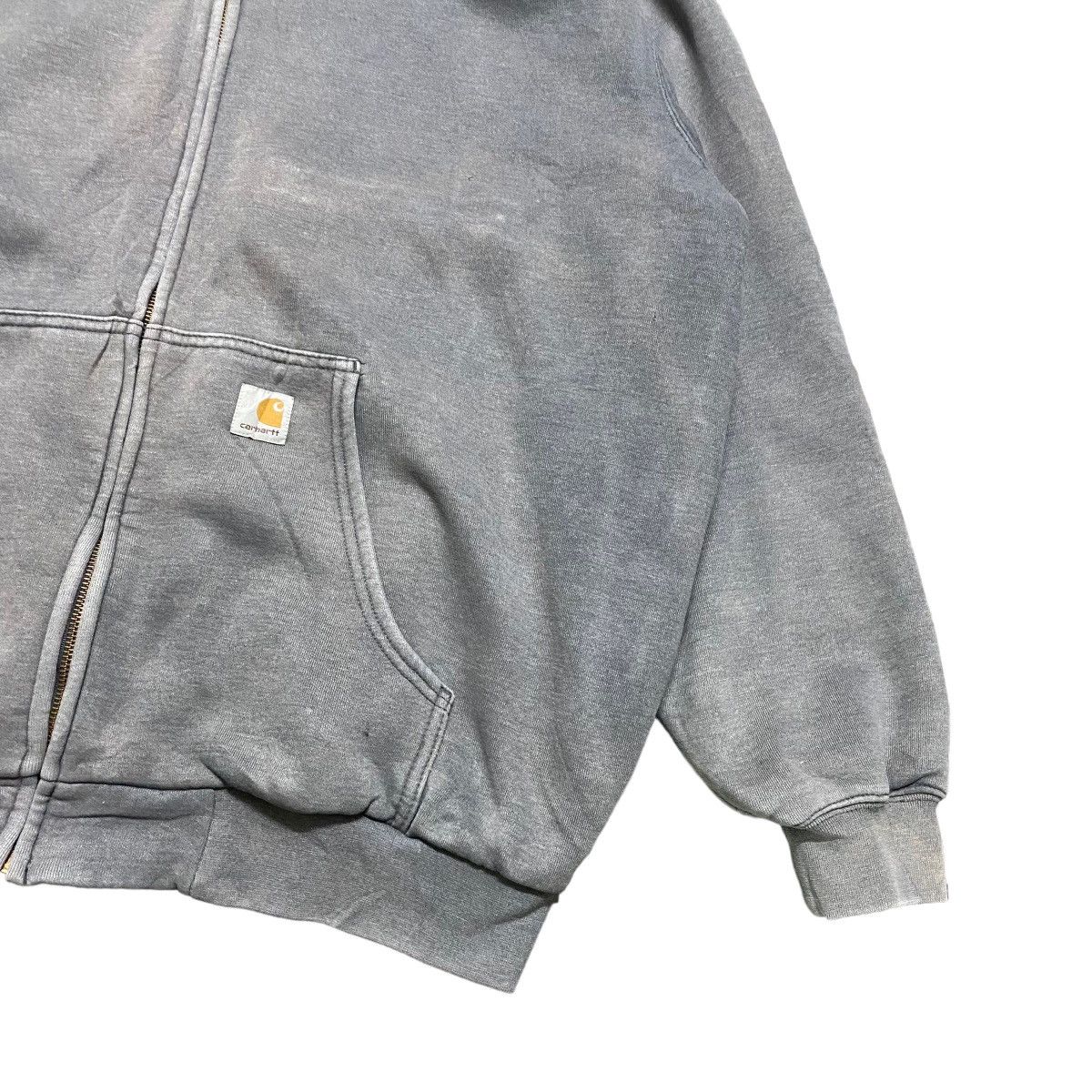 Carhartt Vintage 90s Carhartt Hoodie Thermal Sun Faded Size US XL / EU 56 / 4 - 5 Thumbnail