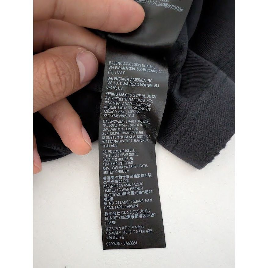 Balenciaga o1rshd1 Be Kind Vintage Jersey Faded Oversized T-Shirt Size US XL / EU 56 / 4 - 16 Thumbnail