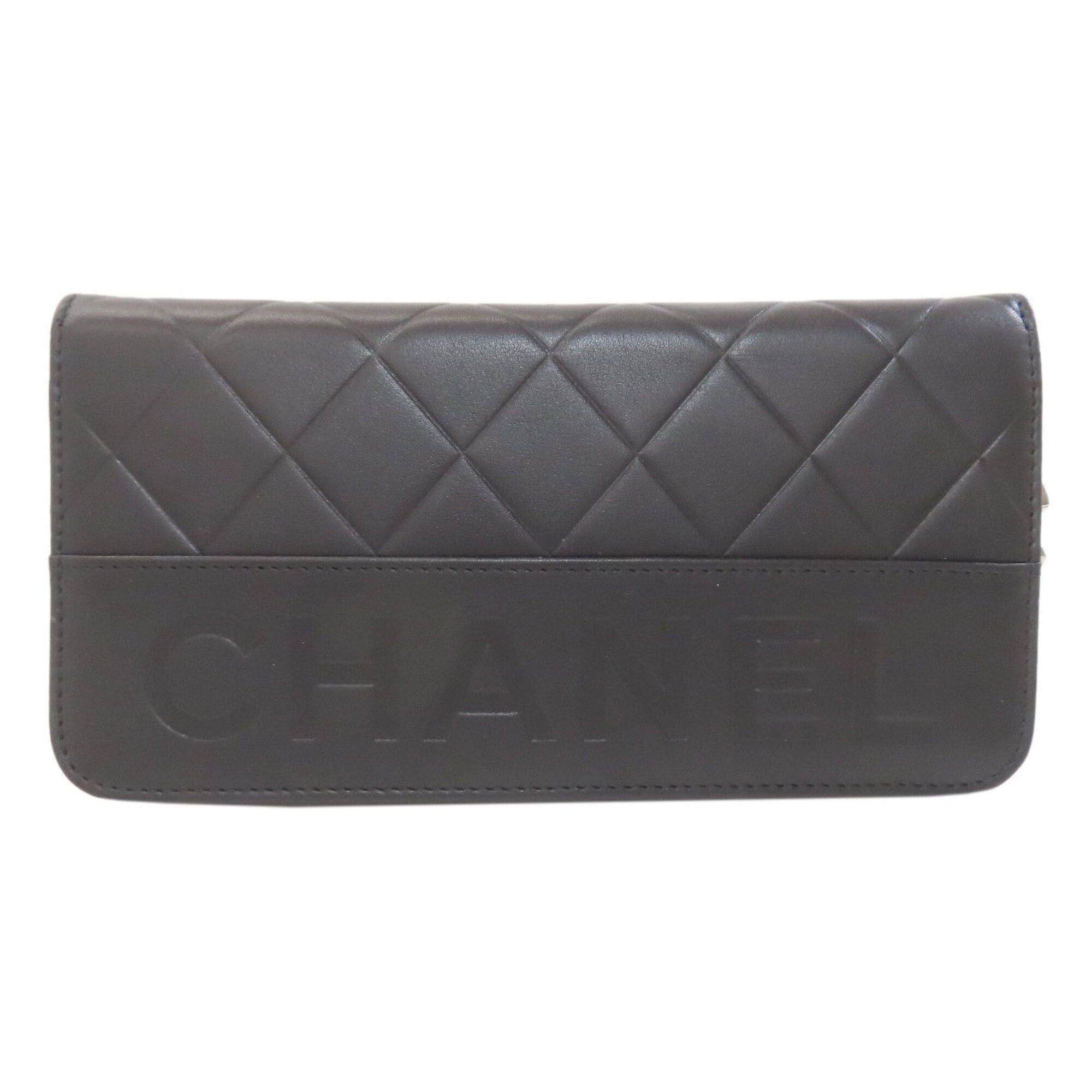 Chanel Chanel Matelassé Long Wallet with Silver Hardware, Calfskin, Women's CHANEL Size ONE SIZE - 1 Thumbnail