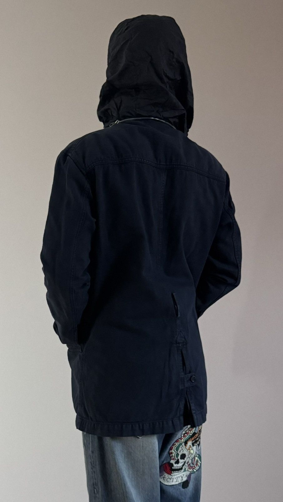 Alexander McQueen Alexander McQueen Cotton Nylon Hood Faded Jacket Coat Size US M / EU 48-50 / 2 - 5 Thumbnail