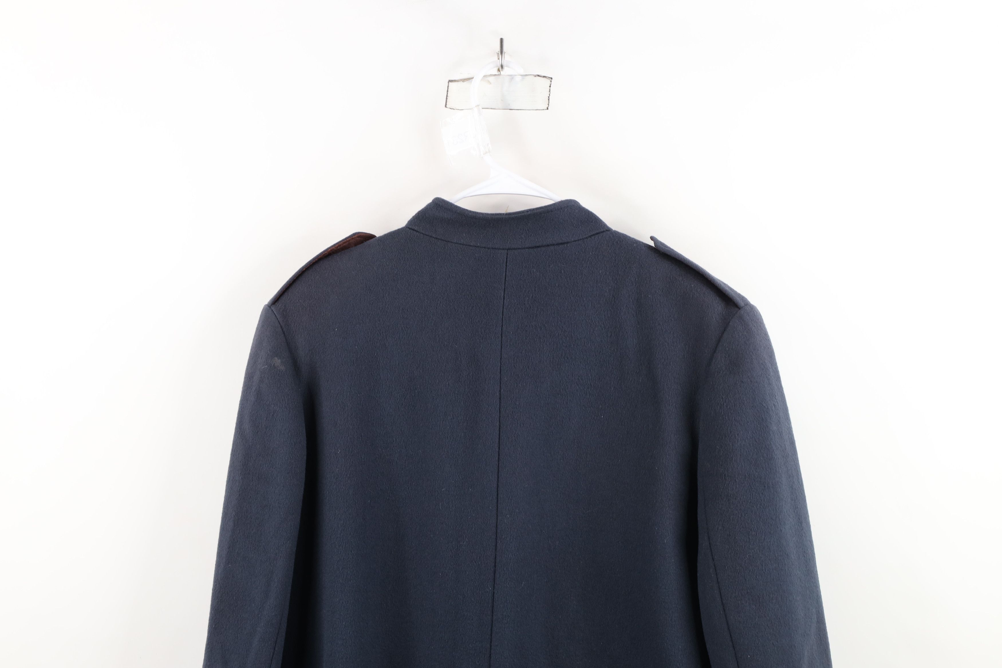 Vintage Vintage 90s Military Style Wool Trench Coat Jacket USA Size XL / US 12-14 / IT 48-50 - 14 Thumbnail