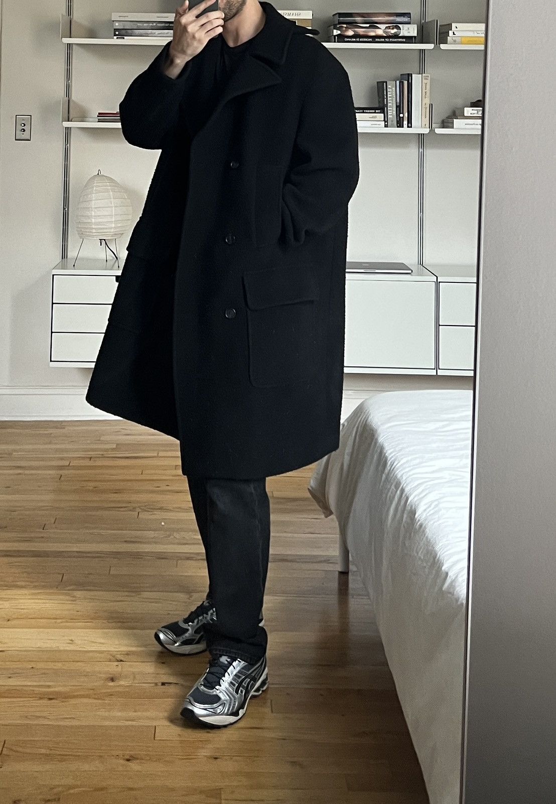 Hope Hope oversized black peacoat size 48 Size US M / EU 48-50 / 2 - 2 Thumbnail