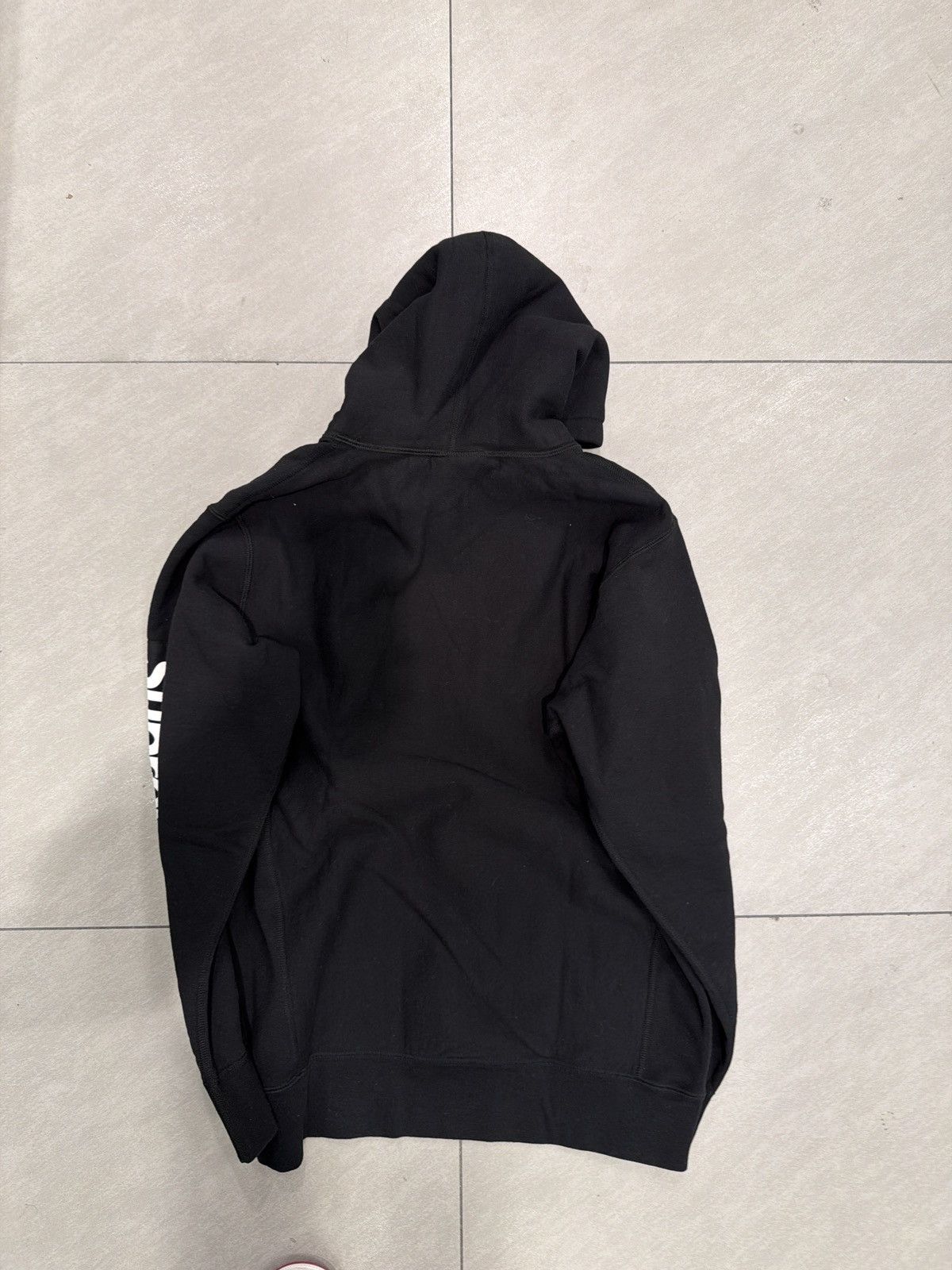 Supreme Supreme hooded sweatshirt sleeve logo black Size US XL / EU 56 / 4 - 2 Thumbnail