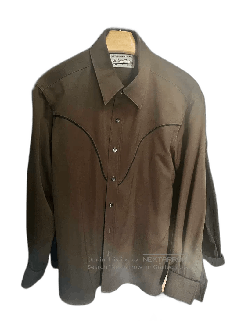 Wacko Maria WACKO MARIA Men's Wool Long Sleeve Shirt Size US M / EU 48-50 / 2 - 1 Thumbnail