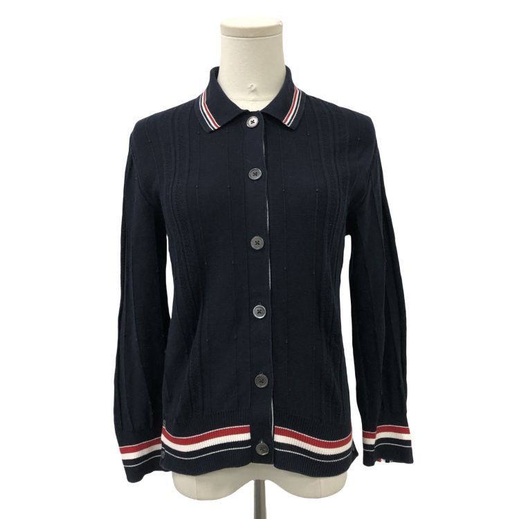 Thom Browne Thom Browne Striped Button Cardigan Size M Size US XS / EU 42 / 0 - 1 Thumbnail