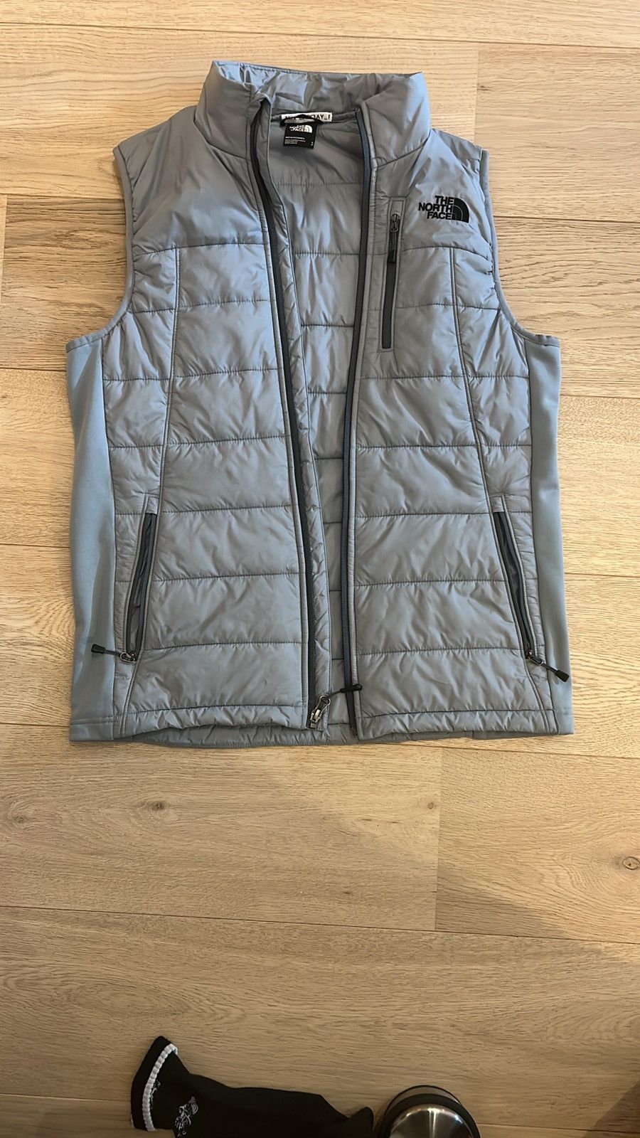 Image of The North Face North Face Gilet/ Bodywarmer in Grey, Men's (Size Small)