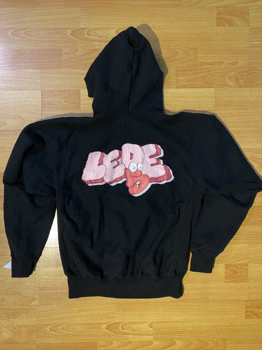 Human Made HUMAN MADE x KAWS “LEDE 5” black hoodie | Grailed