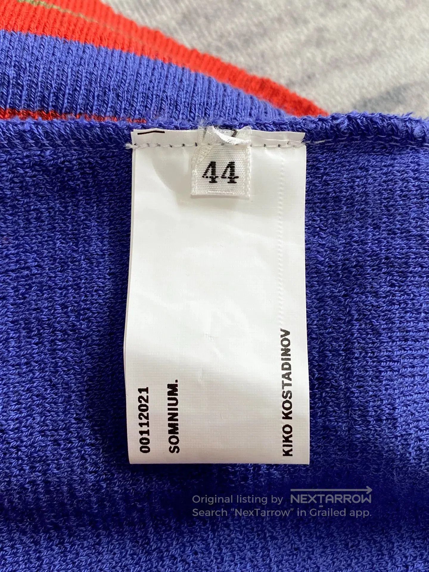 Kiko Kostadinov Kiko Kostadinov Purple Knit Vest with Color Blocks. Size US L / EU 52-54 / 3 - 6 Thumbnail