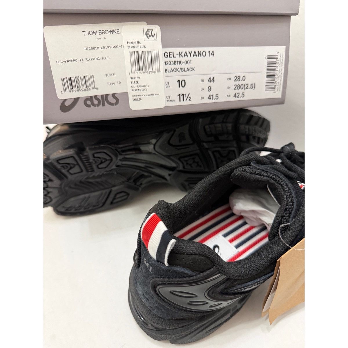 Thom Browne THOM BROWNE X ASICS GEL KAYANO 14 SNEAKERS Size US 10 / EU 43 - 20 Thumbnail