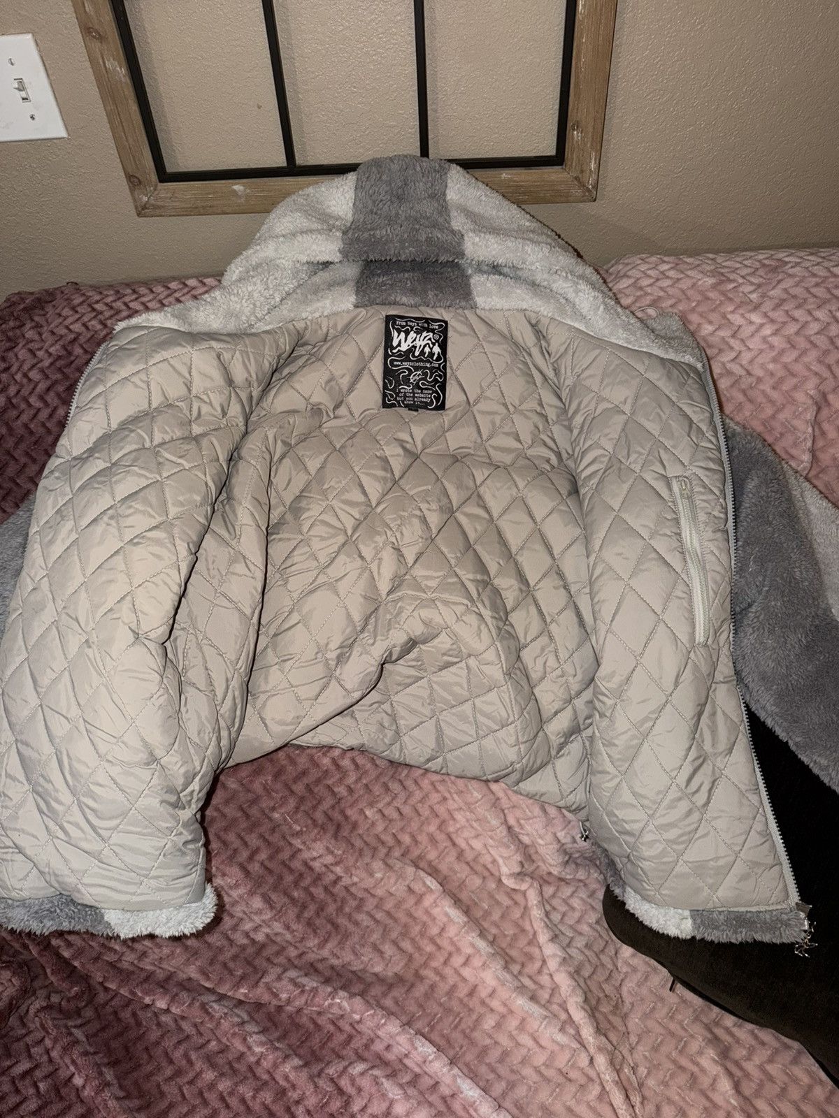 Other WEYZ sherpa jacket white/gray Size US S / EU 44-46 / 1 - 4 Thumbnail
