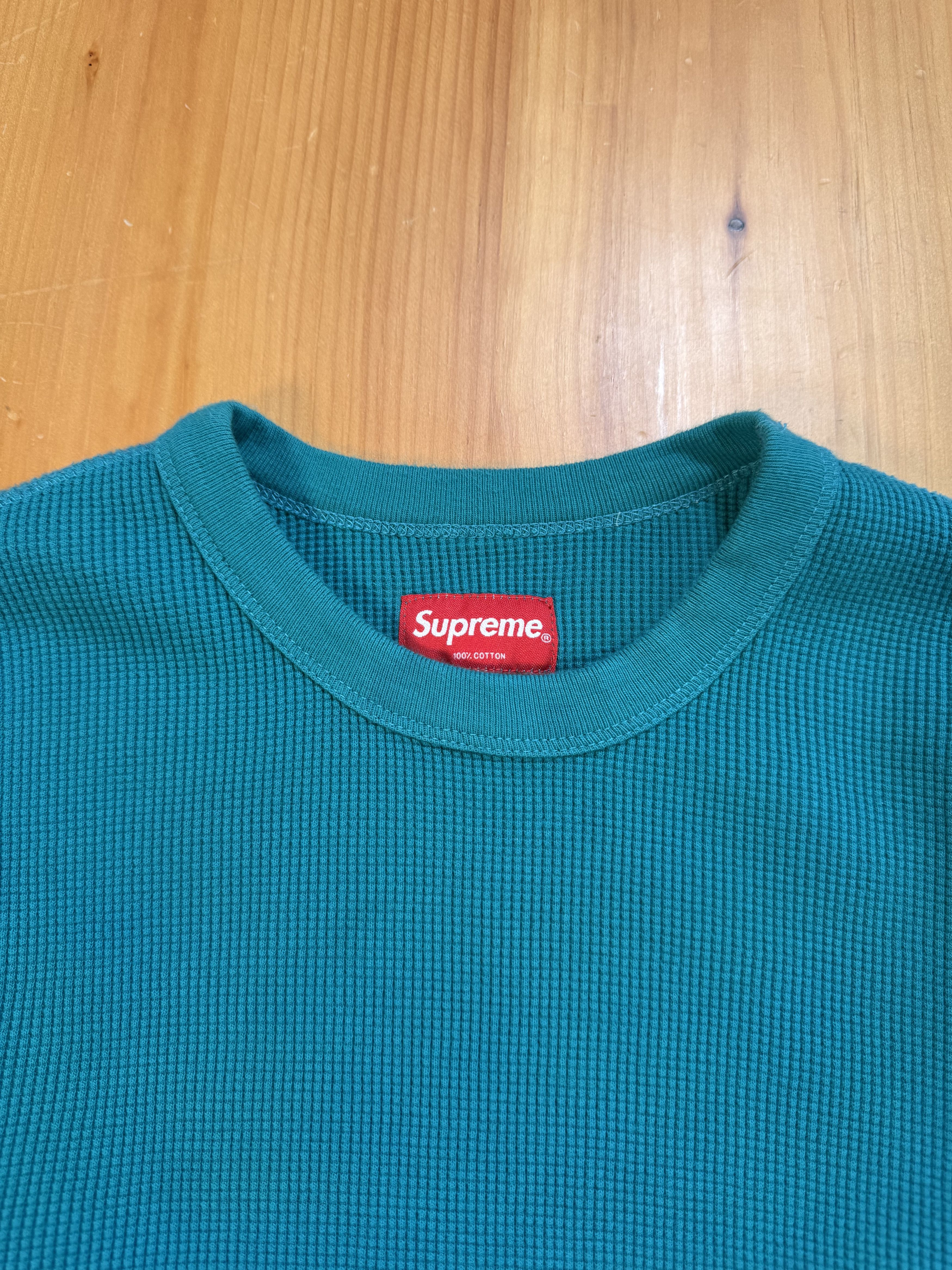 Supreme Supreme FW 13 Drop Shadow Thermal Waffle long sleeve shirt Size US L / EU 52-54 / 3 - 5 Thumbnail