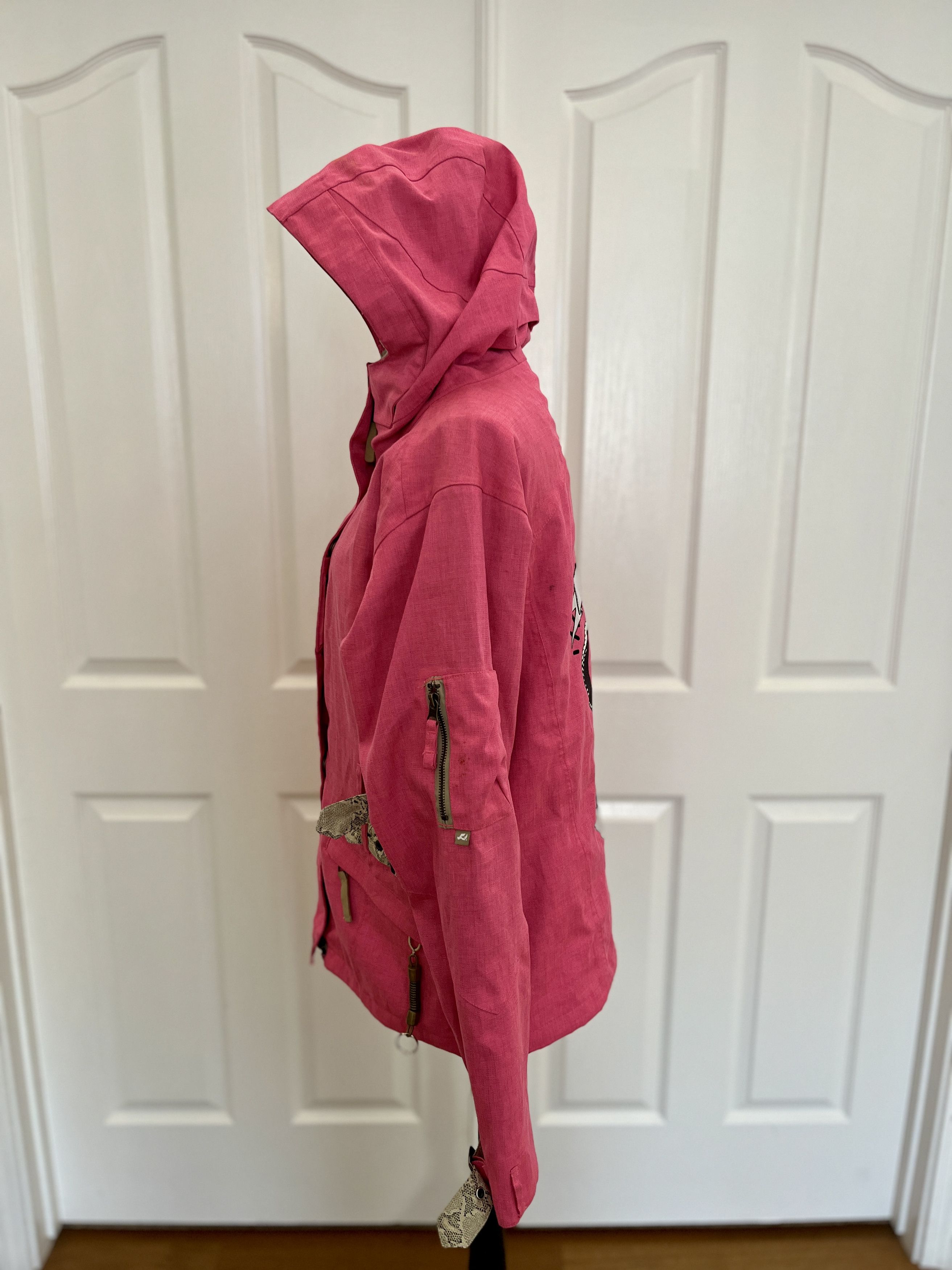 Vintage Vintage Ride Snowboards Priscilla LeVac Pro Shell Jacket Size M / US 6-8 / IT 42-44 - 7 Thumbnail