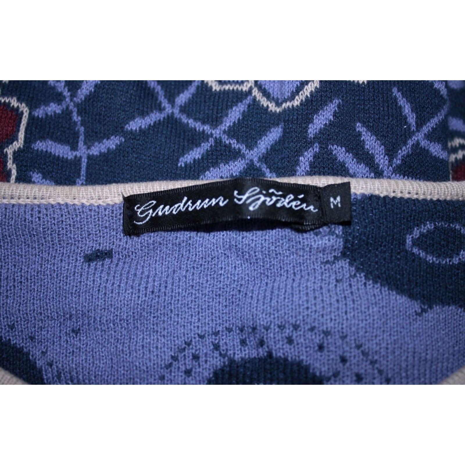 Vintage Gudrun Sjoden cardigan Jumper Womens M Multicoloured Knit Shirt/Outerwear Size M / US 6-8 / IT 42-44 - 5 Thumbnail