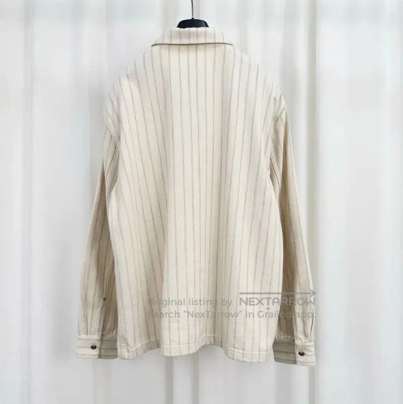 Dior Dior Men's Long Sleeve Cotton Striped Coat . Size US XL / EU 56 / 4 - 2 Thumbnail