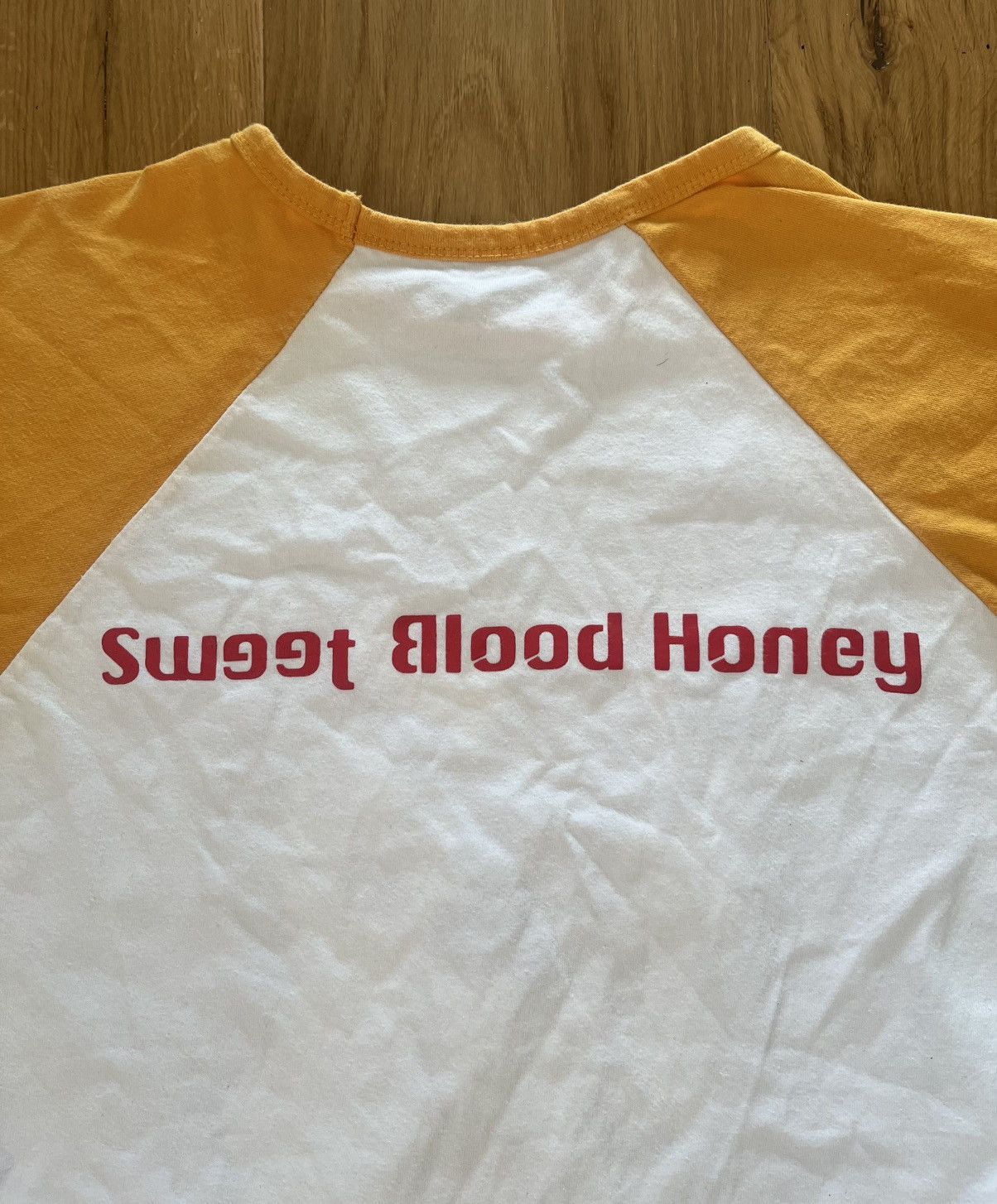 Beauty Beast Beauty:Beast 1990s Sweet Blood Honey Raglan Tee Shirt Size US S / EU 44-46 / 1 - 4 Thumbnail