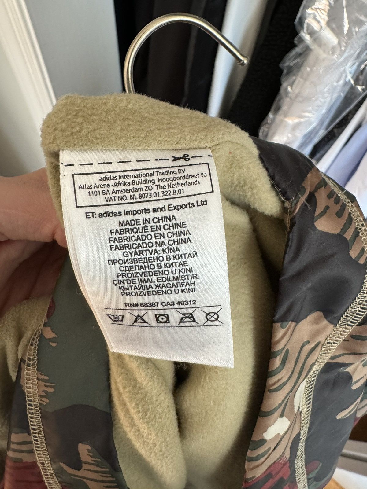 Adidas × Pharrell Pharrell x Adidas Originals Camo Jacket Size US M / EU 48-50 / 2 - 5 Thumbnail