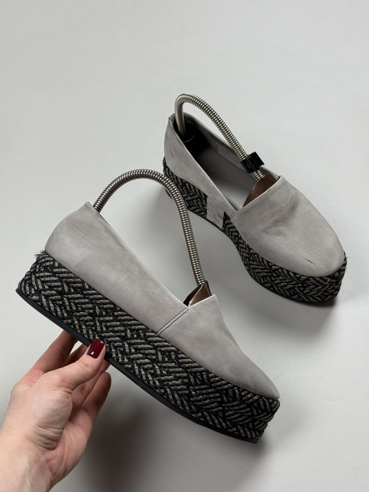 Allsaints × Japanese Brand Allsaints Ladies Leather Platform Loafers Shoes Size 38 Size US 8 / IT 38 - 3 Thumbnail