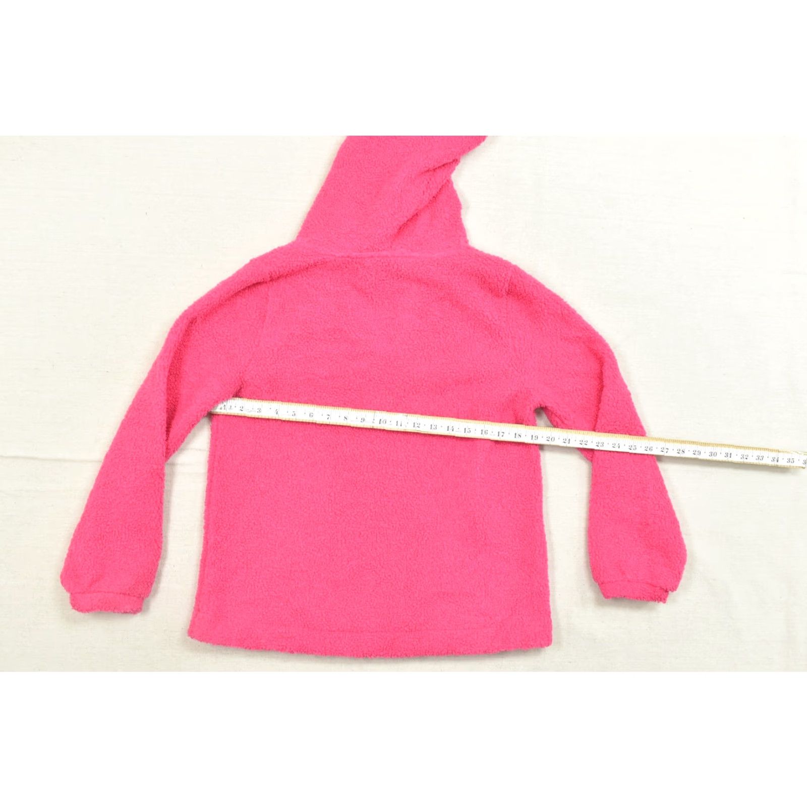 Loft LOFT Women's Small Pink Sherpa Fleece Hoodie Pullover Sweatshirt Pullover Knit Sweater Winter Fall Spring Casual Womens Size S / US 4 / IT 40 - 3 Thumbnail