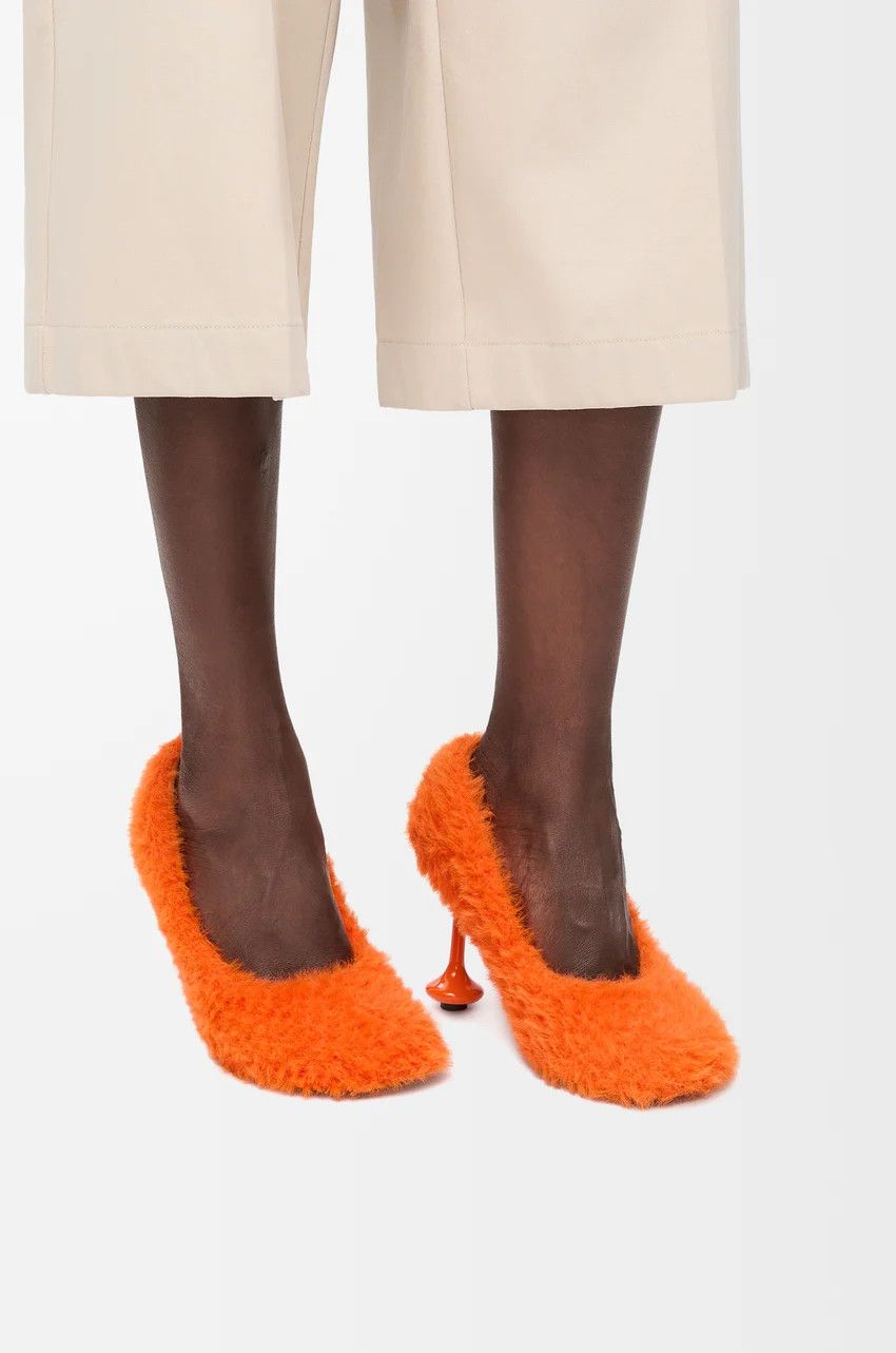 Loewe o1loc1c0525 Toy Pump in Knit in Orange Size US 6 / IT 36 - 5 Thumbnail
