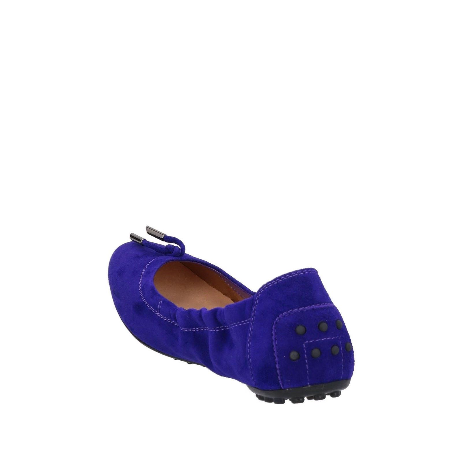 Tod's Tods Purple Suede Ballerina Dee Laccetto Ballet flats sz. 38 Size US 8 / IT 38 - 2 Thumbnail
