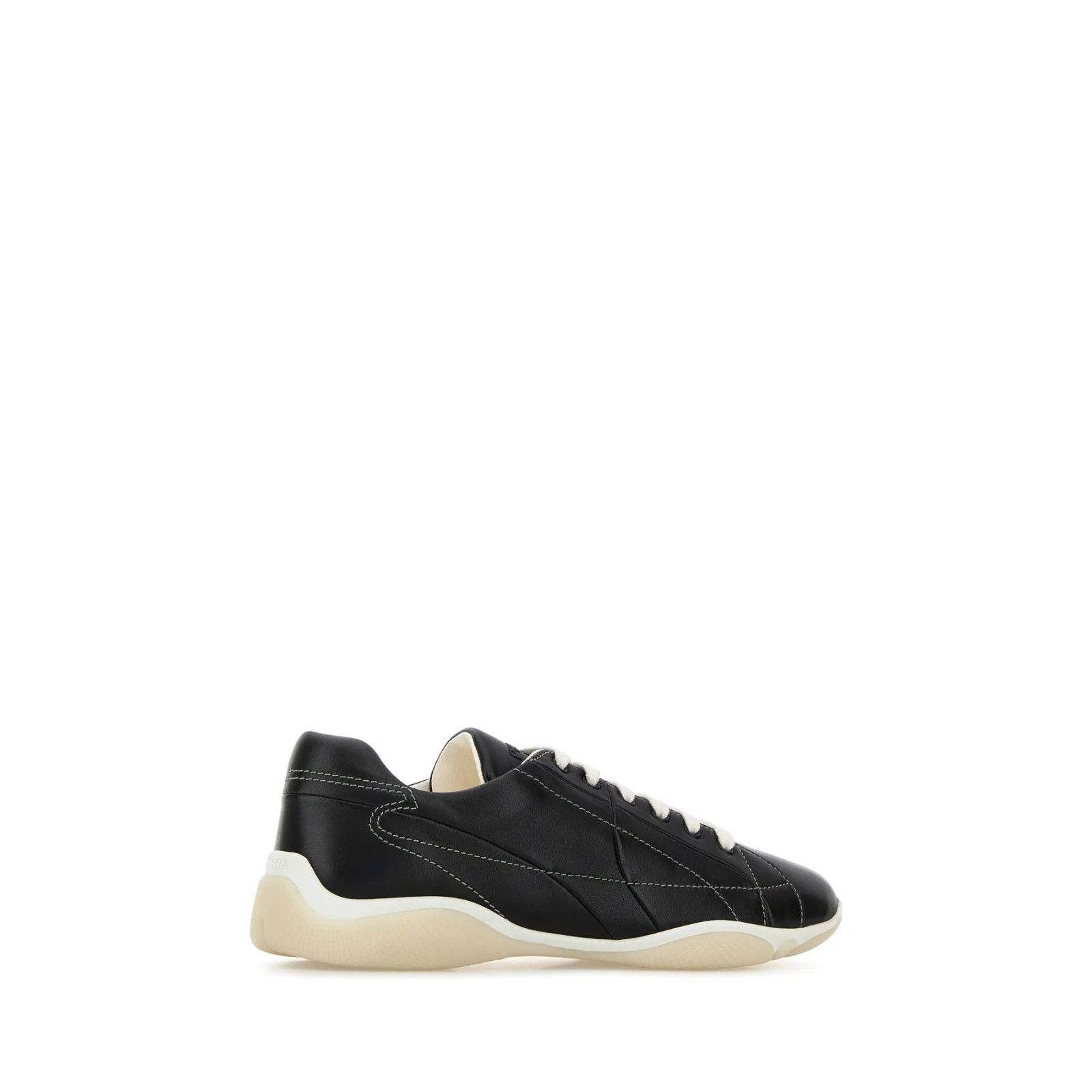 Prada PRADA Black Leather Sneakers New And Authentic (Men's size:1 Size US 12 / EU 45 - 3 Thumbnail