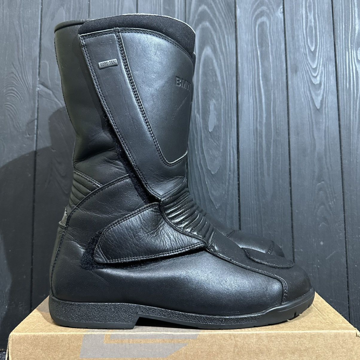 BMW Gore tex Motorroad Leather Moto Boots size 41eu