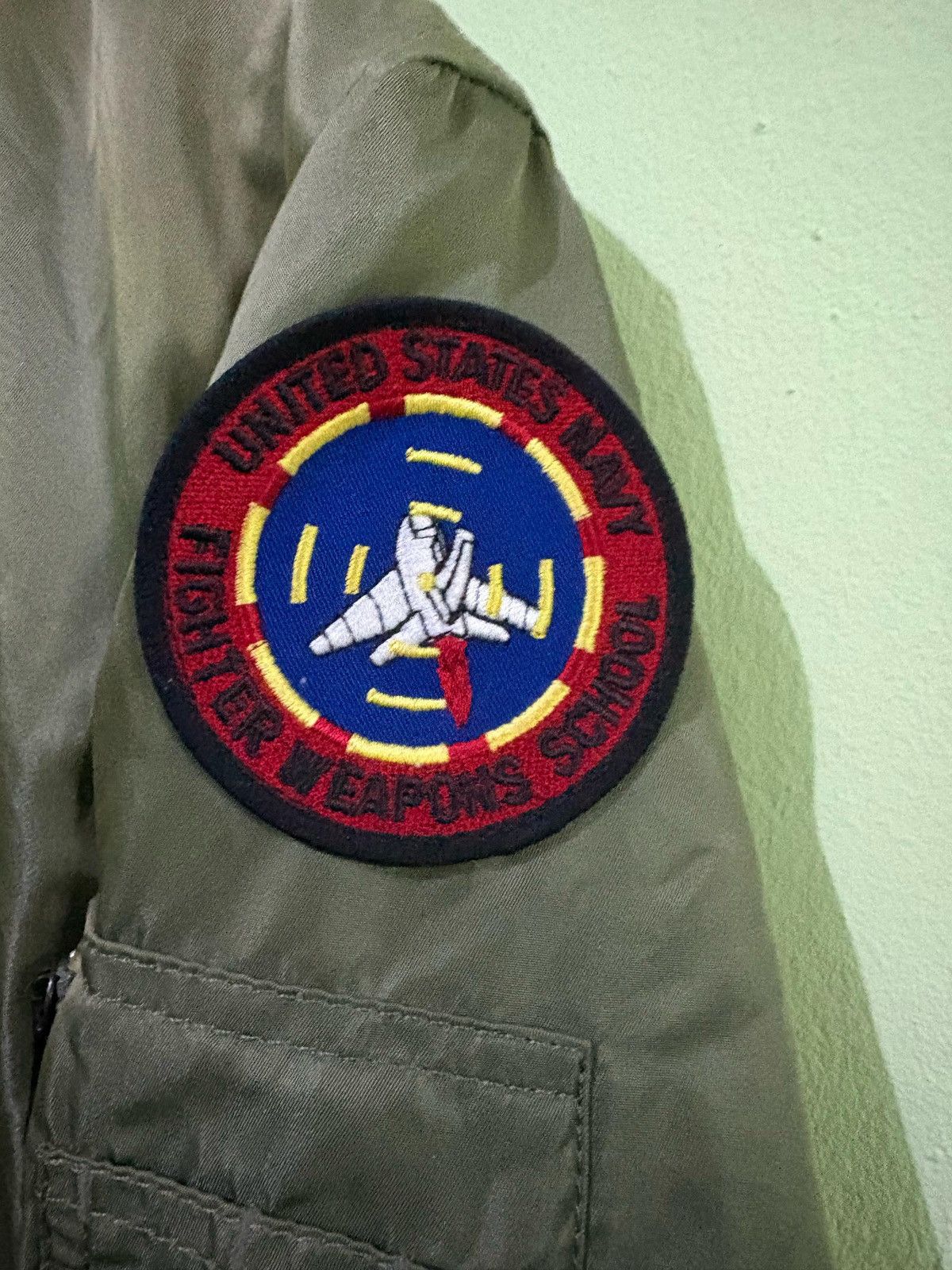 Alpha Industries Alpha Industries MA-1 Bomber Jacket Top Gun Design Size US M / EU 48-50 / 2 - 14 Thumbnail