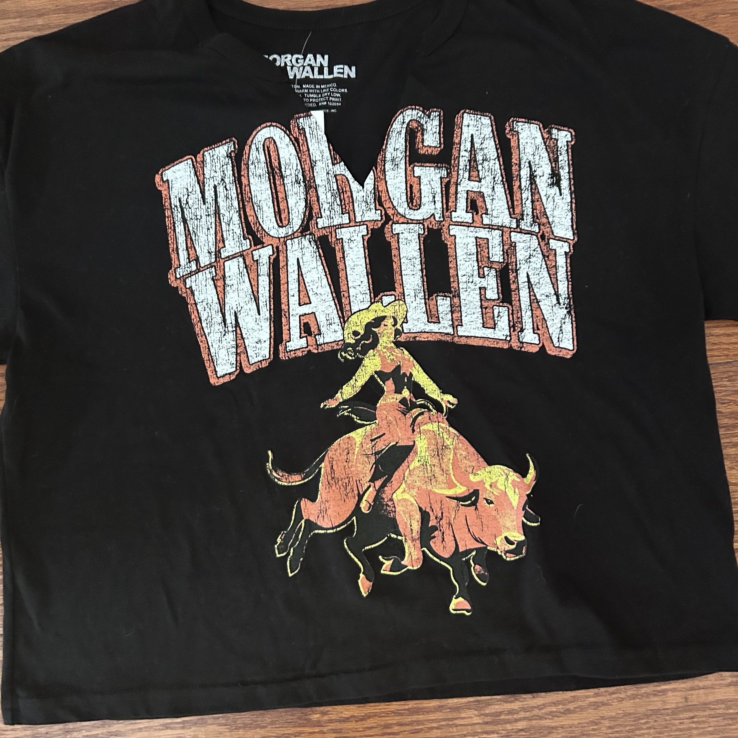 BKE Morgan Wallen Cropped Tee Cowgirl Size S / US 4 / IT 40 - 3 Thumbnail