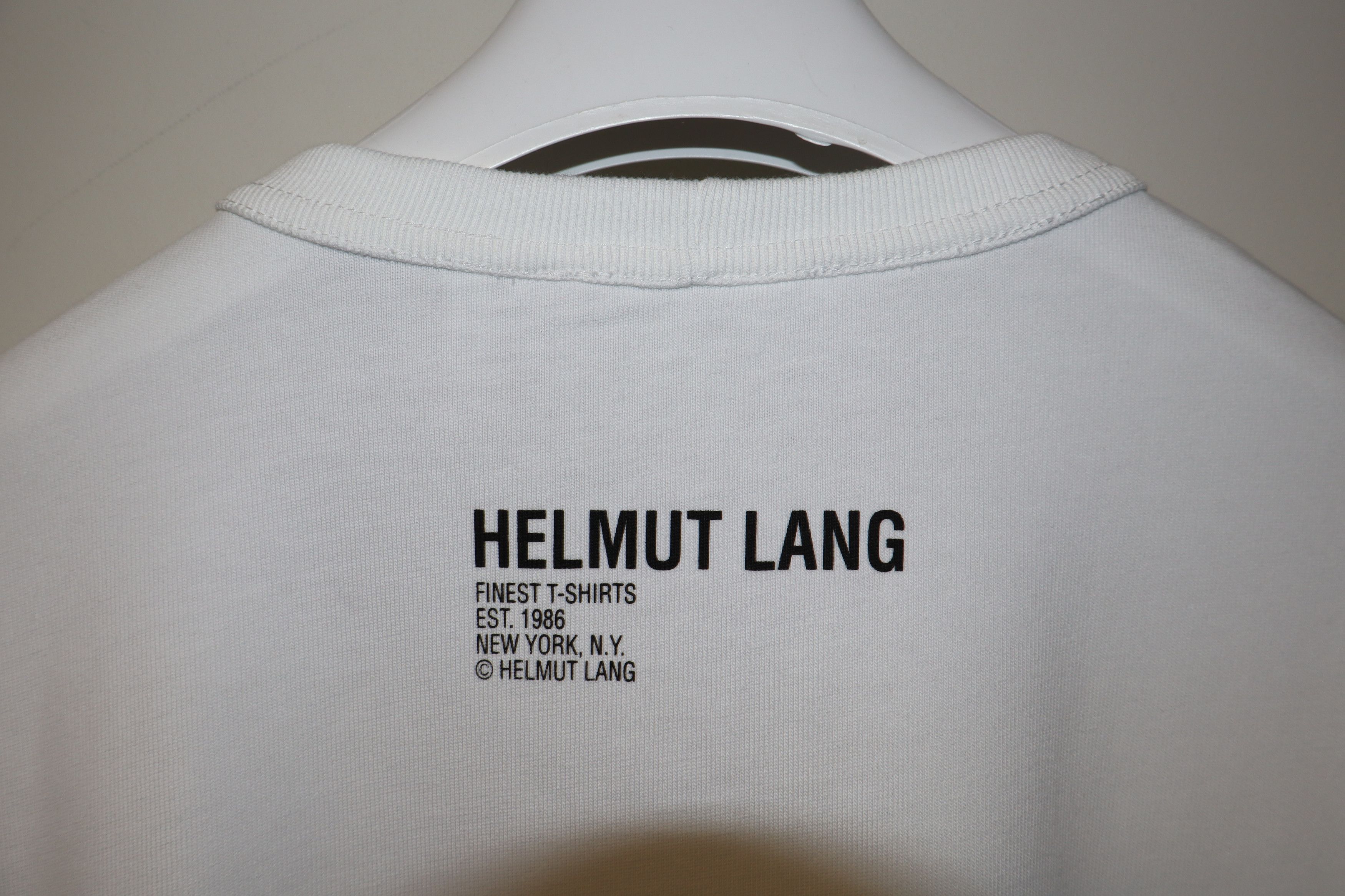 Helmut Lang Crumple logo t-shirt Size US M / EU 48-50 / 2 - 5 Thumbnail