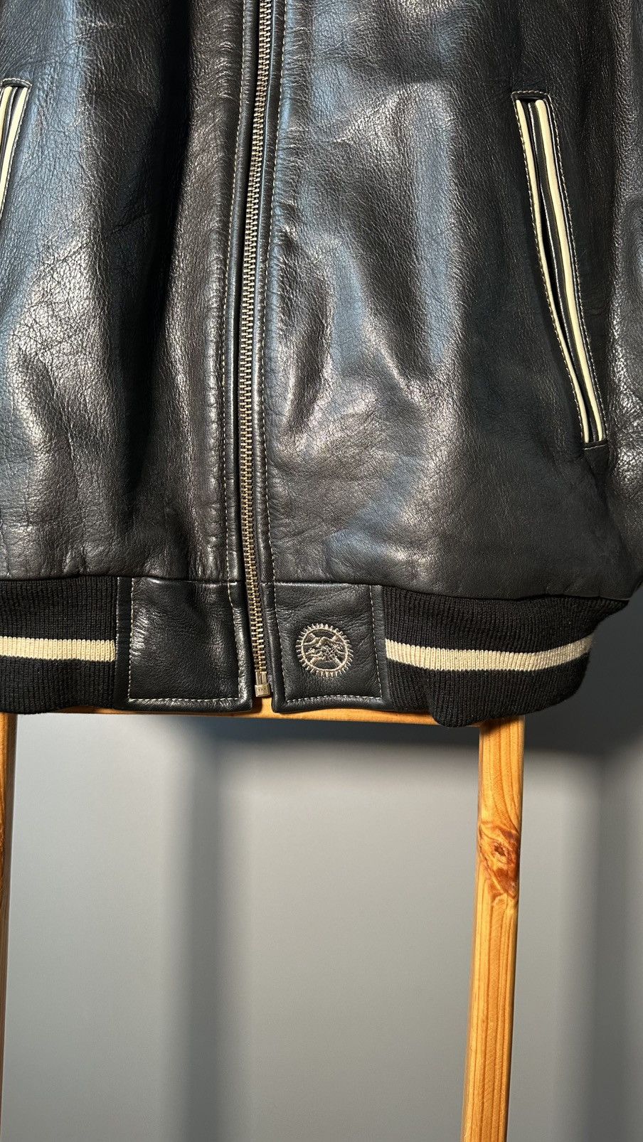 Vintage Nickelson Classic vintage leather jacket made in Asia Size US XL / EU 56 / 4 - 12 Thumbnail