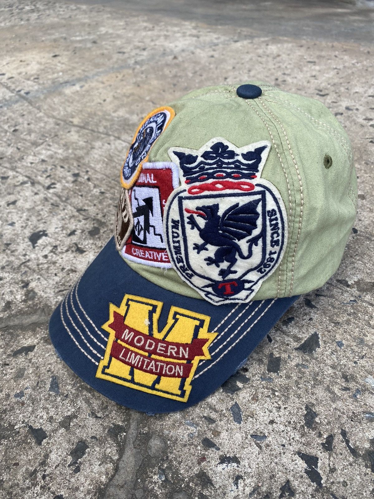 If Six Was Nine × Japanese Brand × Vintage Grazy Patch Leather Strap Hats Size ONE SIZE - 3 Thumbnail