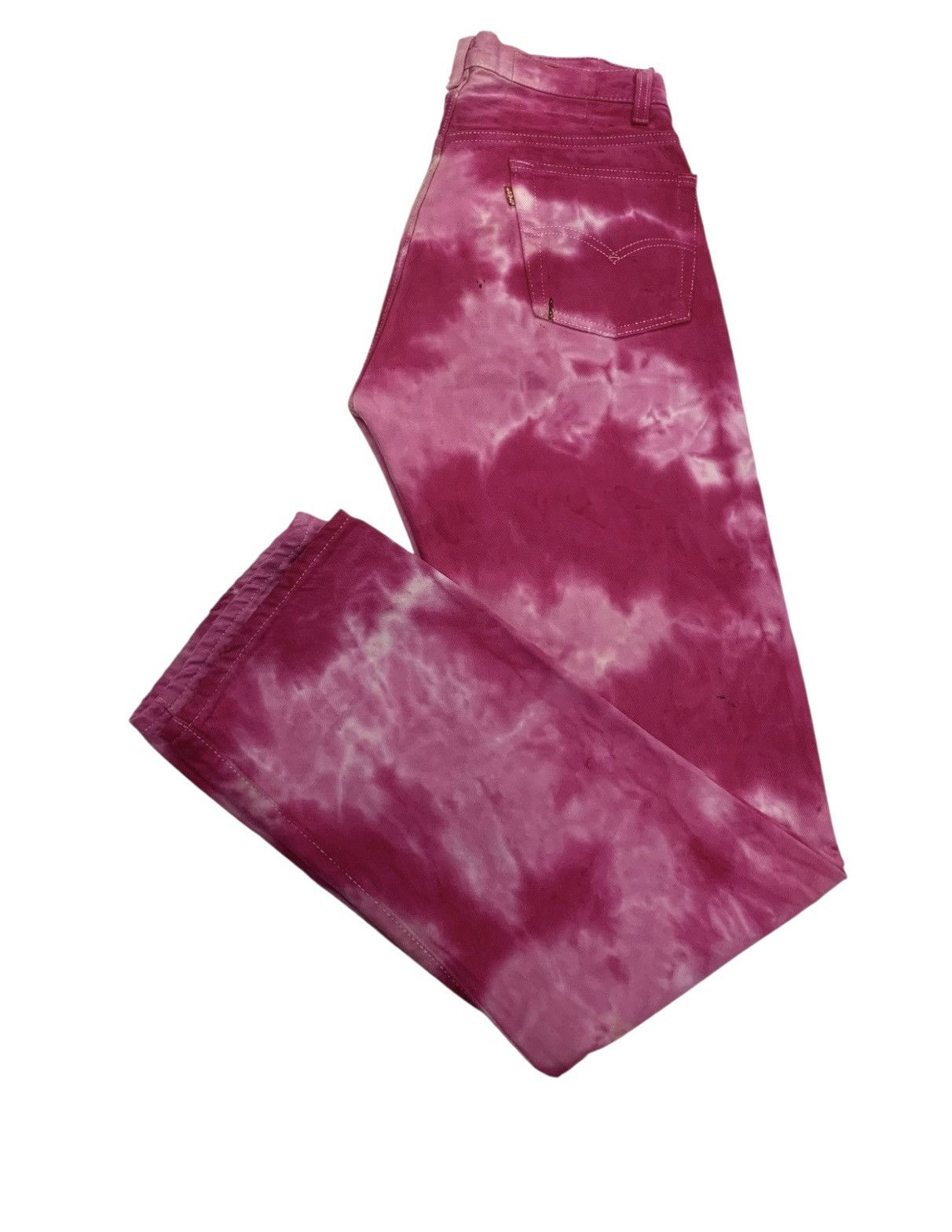 Levi's × Levi's Vintage Clothing Levis 501 Tie Dye Pink Slim Fits Size US 30 / EU 46 - 3 Thumbnail