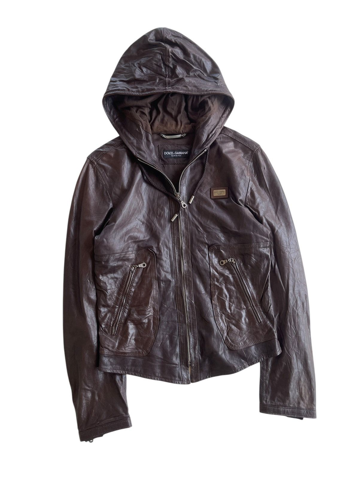 Dolce & Gabbana Dolce & Gabbana Lambskin Hooded Size US S / EU 44-46 / 1 - 4 Thumbnail