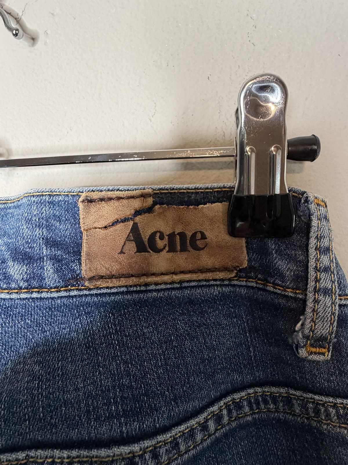Acne Studios Acne Studios Roc Blue Jean - Medium Wash - Button Fly Size US 31 - 4 Thumbnail