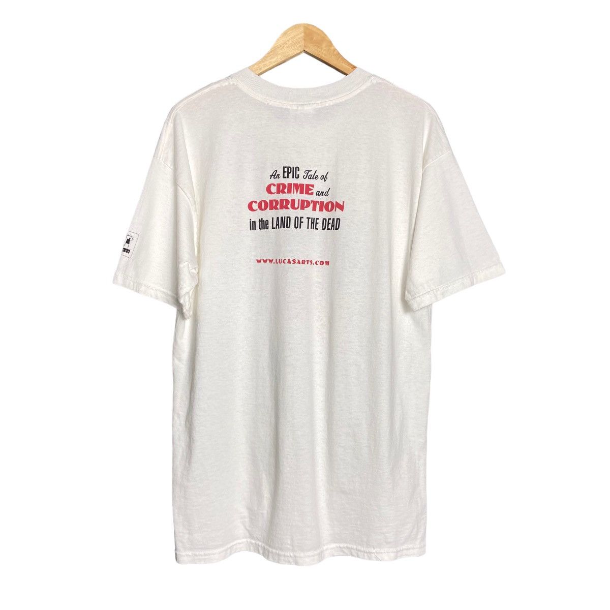 Playstation Vintage Grim Fandango Lucas Arts Game Promo T-Shirt Size US L / EU 52-54 / 3 - 2 Thumbnail