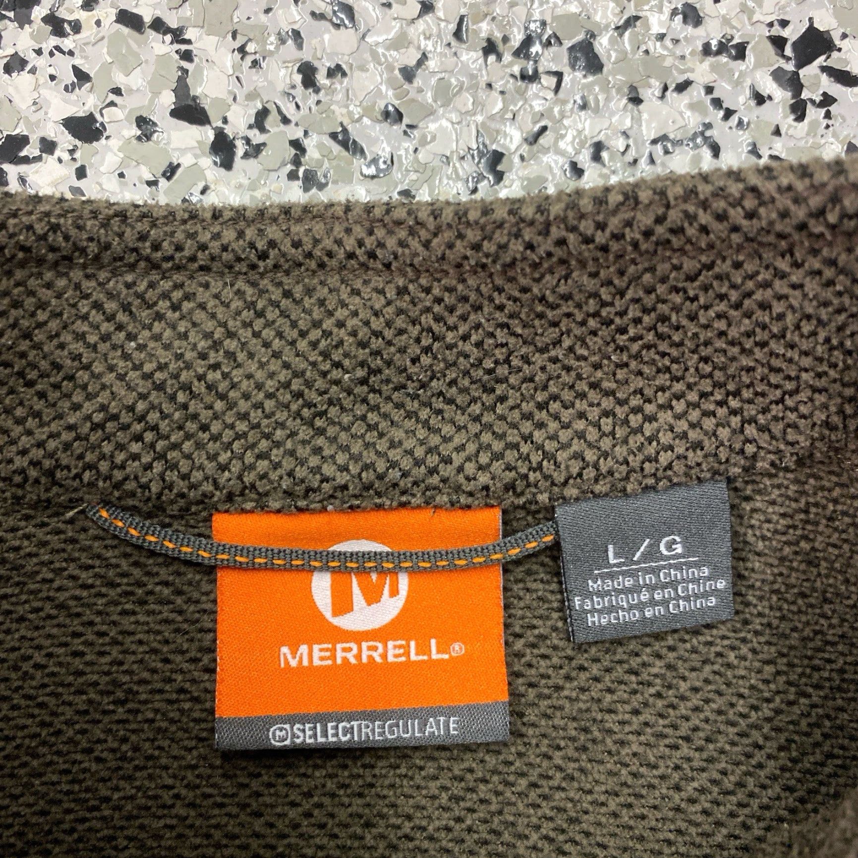 Merrell Merrell Men’s Pullover Sweatshirt Size L Brown 1/4 Zip Textured Fleece Outdoor Winter Sports Size US L / EU 52-54 / 3 - 2 Thumbnail